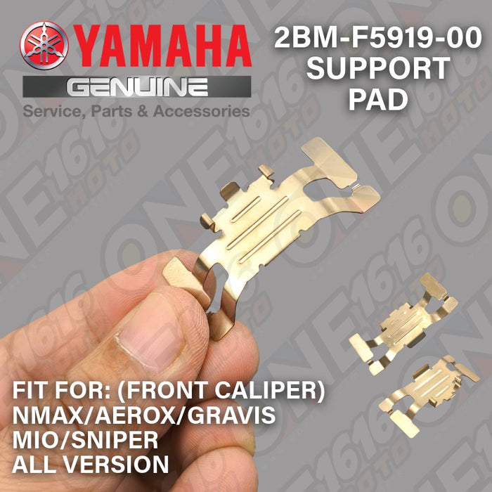 Yamaha Genuine Support Pad Front Caliper 2BM-F5919-00 for Nmax/Aerox/Gravis/Mio/Sniper All Version