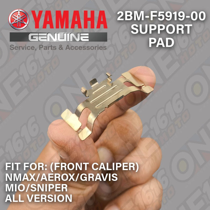 Yamaha Genuine Support Pad Front Caliper 2BM-F5919-00 for Nmax/Aerox/Gravis/Mio/Sniper All Version