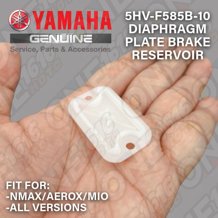 Yamaha Genuine Plate Diaphragm Brake Reservoir 5HV-F585B-10 for Nmax/Aerox/Mio All Version