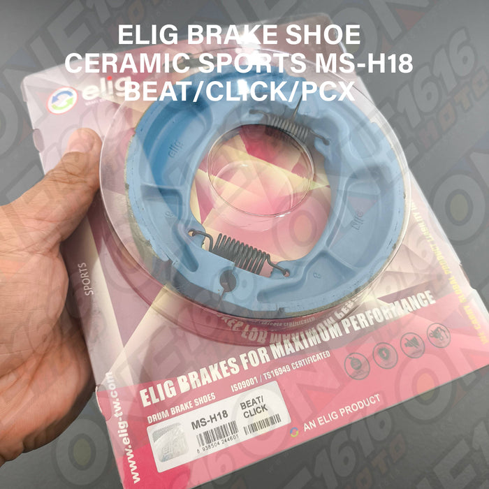 Elig Elig Ceramic Brake Shoe MS-H18 CSP Sports for Beat/Click/Pcx/Airblade ...