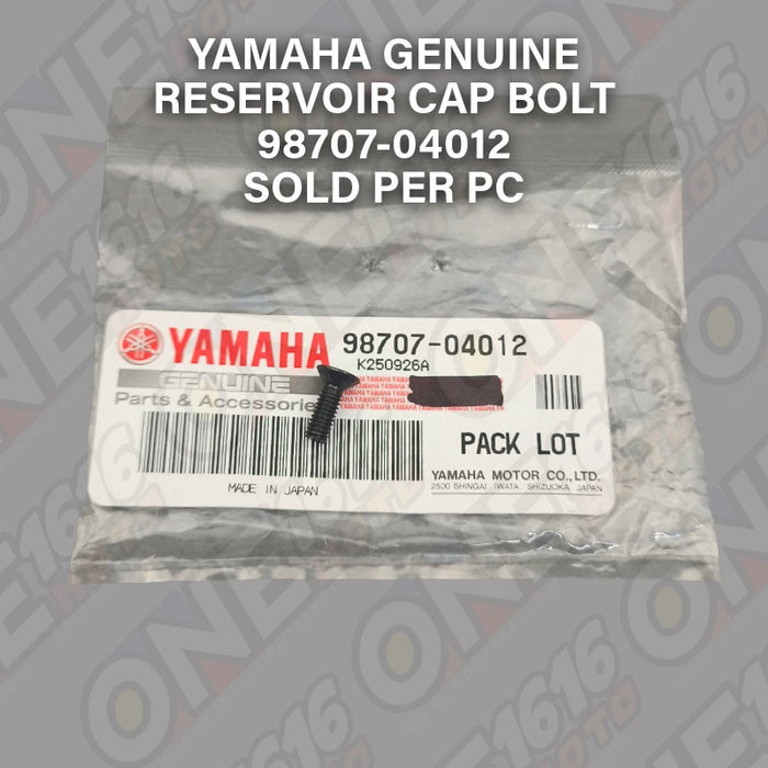 Yamaha Genuine Brake Reservoir Cap Bolt 98707-04012 for Nmax/Aerox/Mio/Sniper All Versions