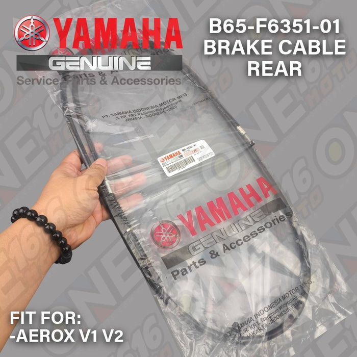 Yamaha Genuine Brake Cable Rear Drum B65-F6351-01 for Aerox V1 V2