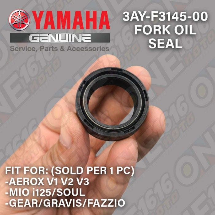 Yamaha Genuine Fork Oil Seal 3AY-F3145-00 for Aerox V1,V2,V3/Mio i125/Gear/Soul/Gravis/Fazzio