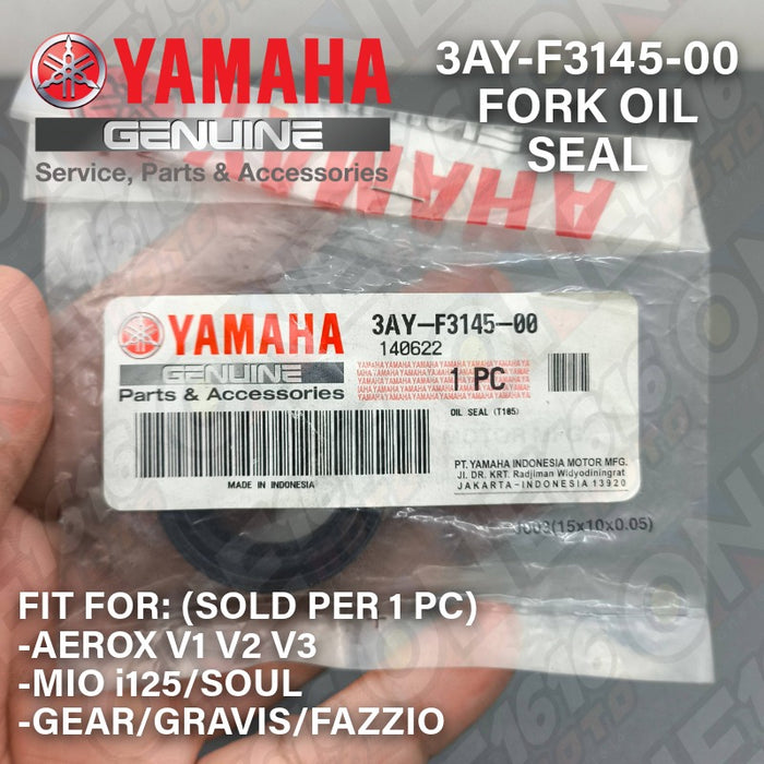 Yamaha Genuine Fork Oil Seal 3AY-F3145-00 for Aerox V1,V2,V3/Mio i125/Gear/Soul/Gravis/Fazzio