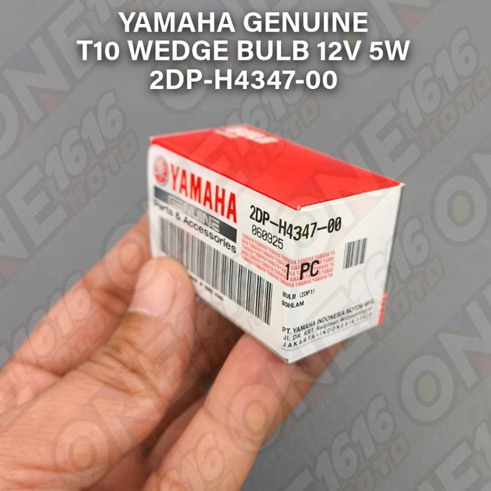 Yamaha Genuine T10 Wedge Park Light Bulb 12V 5W 2DP-H4347-00 for NMAX V1