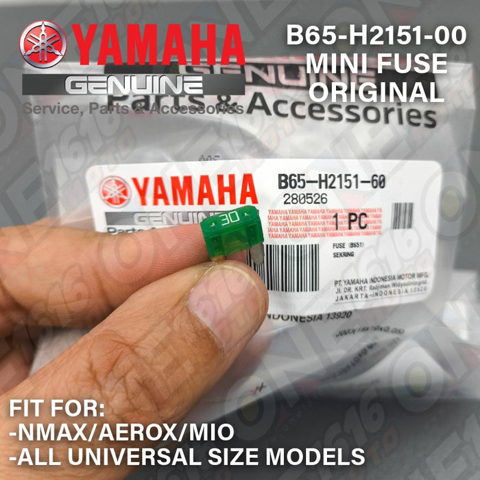 Yamaha Genuine Fuse Mini Size Universal B65-H2151-00/60/80/90 for NMAX/Aerox/Mio/XMAX/Lexi/Etc All Versions