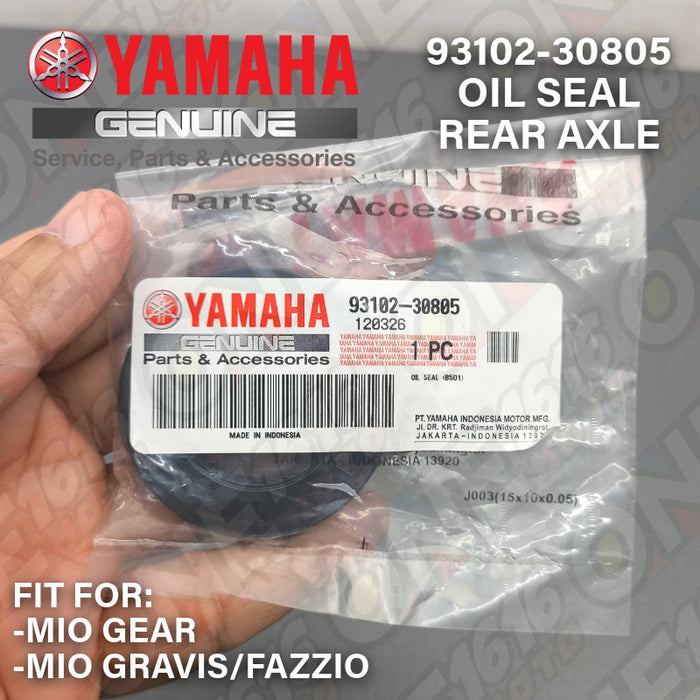 Yamaha Genuine Oil Seal Rear Axle 93102-30805 for Mio Gear, Gravis, Fazzio