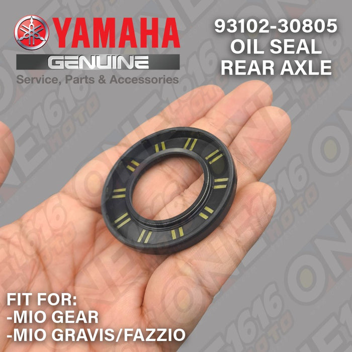 Yamaha Genuine Oil Seal Rear Axle 93102-30805 for Mio Gear, Gravis, Fazzio