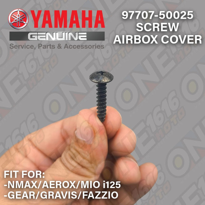 Yamaha Genuine Screw Airbox Cover 5x25 97707-50025 for NMAX Aerox Mio Gear Fazzio