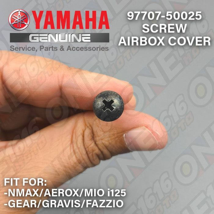 Yamaha Genuine Screw Airbox Cover 5x25 97707-50025 for NMAX Aerox Mio Gear Fazzio
