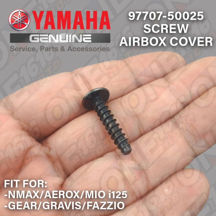 Yamaha Genuine Screw Airbox Cover 5x25 97707-50025 for NMAX Aerox Mio Gear Fazzio