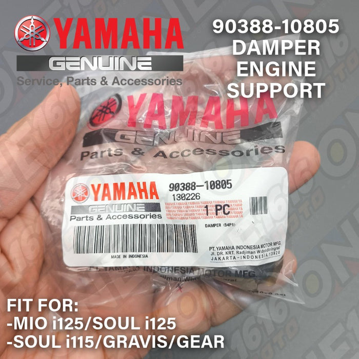 Yamaha Genuine Damper Crankcase Engine Support 90388-10805 for Mio i125 Soul Gear Gravis