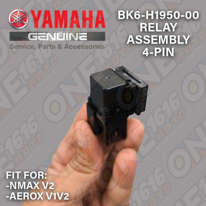 Yamaha Genuine 4-Pin Relay Assembly BK6-H1950-00 for NMAX V2 Aerox V1 V2