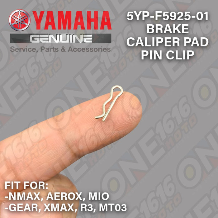 Yamaha Genuine Brake Caliper Pad Pin Clip 5YP-F5925-01 NMAX Aerox Mio Fino XMAX R3 MT03