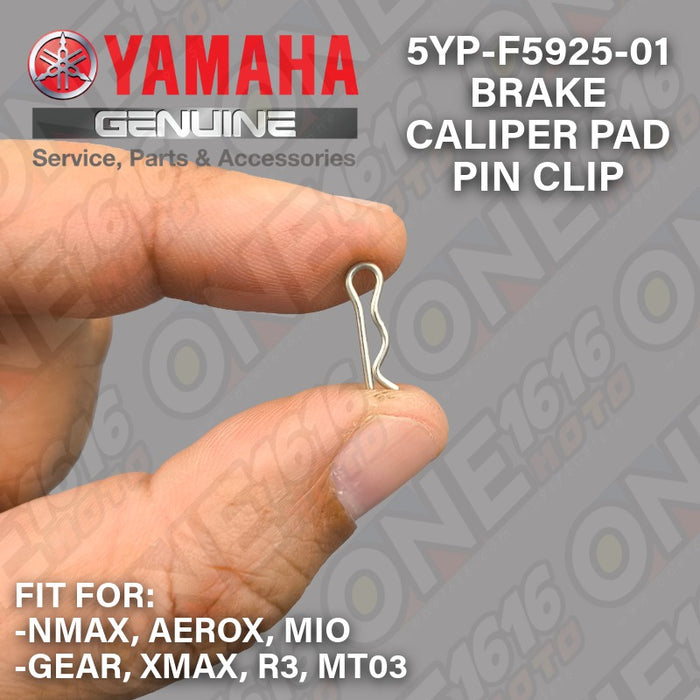 Yamaha Genuine Brake Caliper Pad Pin Clip 5YP-F5925-01 NMAX Aerox Mio Fino XMAX R3 MT03