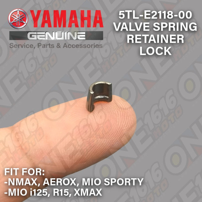 Yamaha Genuine Valve Spring Retainer Lock 5TL-E2118-00 for NMAX Aerox Mio R15 XMAX