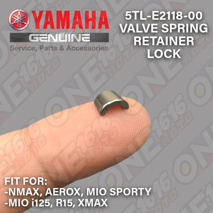 Yamaha Genuine Valve Spring Retainer Lock 5TL-E2118-00 for NMAX Aerox Mio R15 XMAX