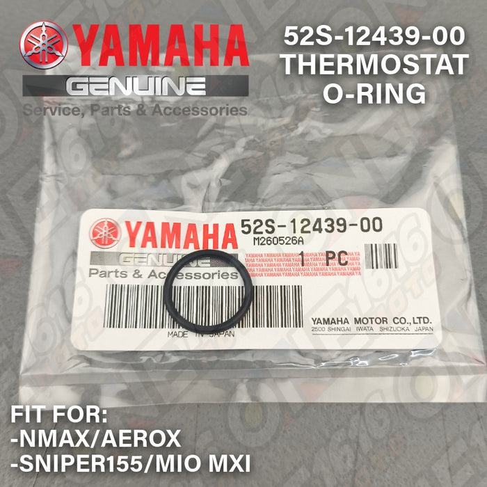 Yamaha Genuine Thermostat O-Ring 52S-12439-00 for NMAX Aerox Sniper 155 Mio 125 MXi