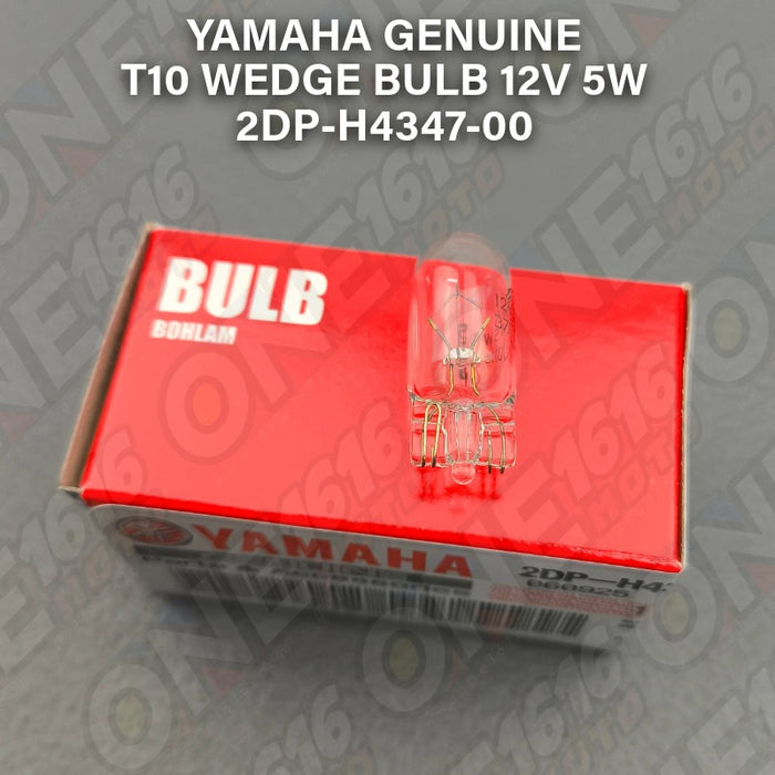 Yamaha Genuine T10 Wedge Park Light Bulb 12V 5W 2DP-H4347-00 for NMAX V1