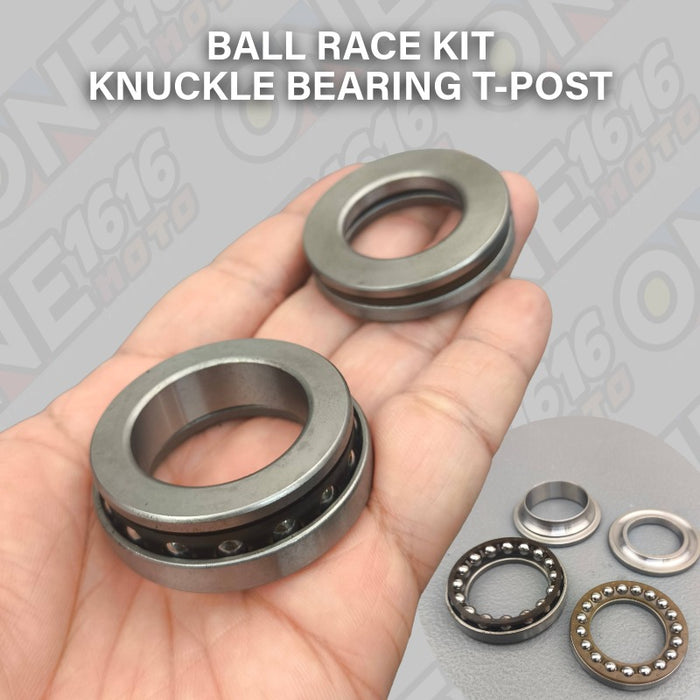 Suntal Ball Race Kit Knuckle Bearing Set for T-Post Heavy Duty Steering Bearing for Motorcycles