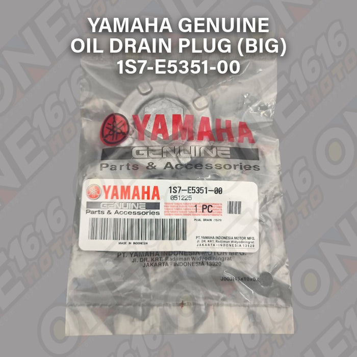 Yamaha Genuine Oil Drain Plug Strainer 1S7-E5351-00 for Nmax V1/Sniper 135/150/155/R15/MT15/TFX