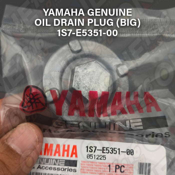 Yamaha Genuine Oil Drain Plug Strainer 1S7-E5351-00 for Nmax V1/Sniper 135/150/155/R15/MT15/TFX