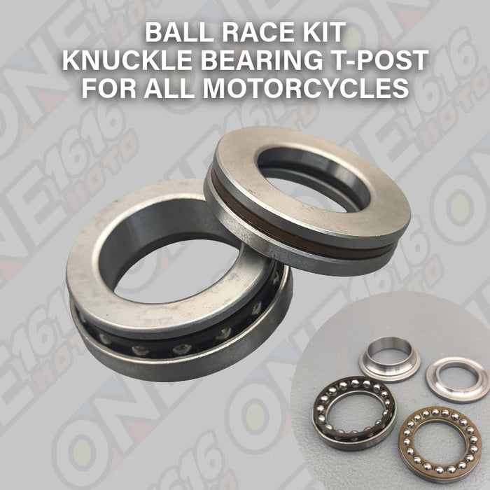Suntal Ball Race Kit Knuckle Bearing Set for T-Post Heavy Duty Steering Bearing for Motorcycles