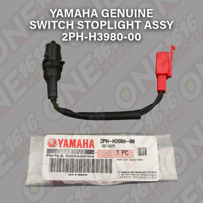 Yamaha Genuine Switch Stoplight Assembly 2PH-H3980-00 for Mio/Nmax/Aerox/Soul/Mx125