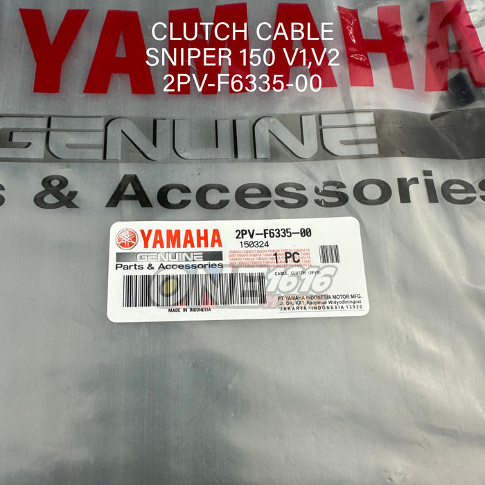 Yamaha Genuine Clutch Cable 2PV-F6335-00 for Sniper 150 V1, V2