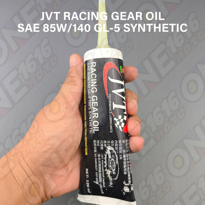 JVT Racing Gear Oil SAE 85W/140 GL-5 Synthetic 120 ml Performance Lubricants Original