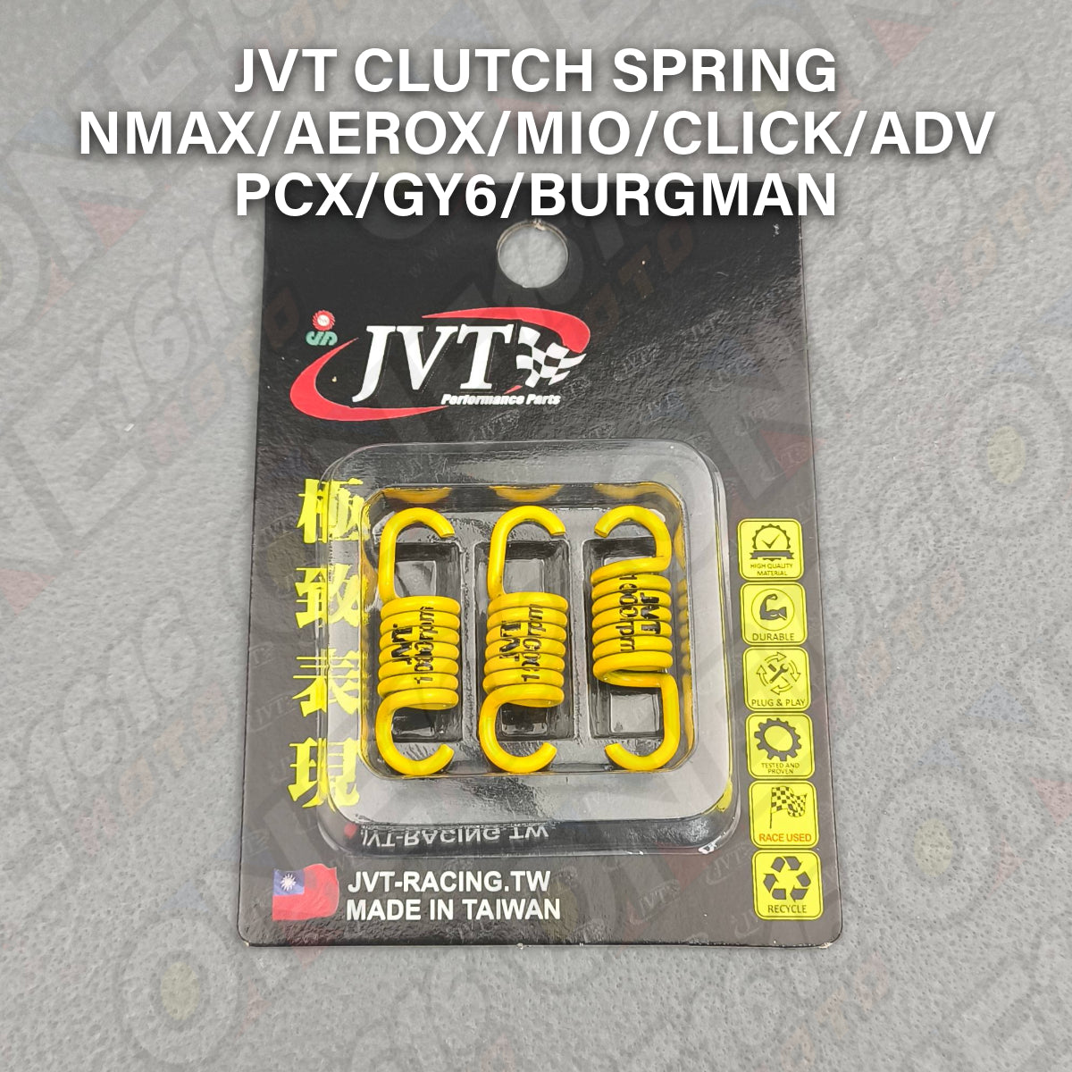 JVT Clutch Spring Set For Nmax/Aerox/Mio/Fazzio/Gear/Beat/Click/Pcx/Ad ...