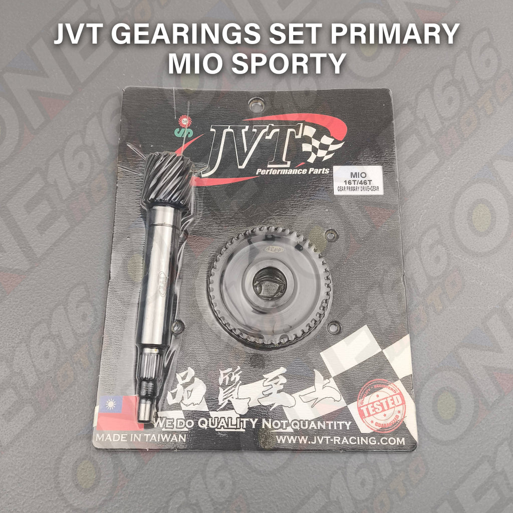 JVT Gearings Primary 16/46 Drive Set For Mio Sporty/Fino/Nouvo/Soul/So — ONE1616 Motorcycle Parts & Accessories Shop