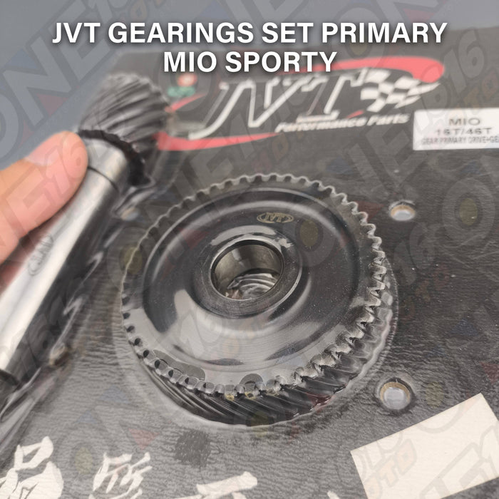 gearings JVT Gearings Primary 16/46 Drive Set For Mio Sporty/Fino/Nouvo/Soul/So — ONE1616 Motorcycle Parts & Accessories Shop