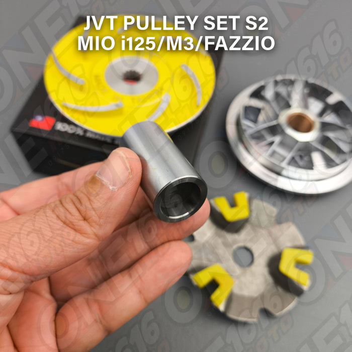 JVT Pulley Set S2 For Mio i125/M3/Fazzio Heavy Duty Performance Parts Original