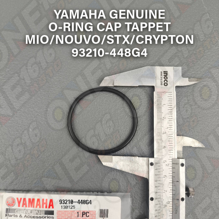Yamaha Genuine O-Ring Cap Tappet 93210-448G4 for Mio/Nouvo/STX/Crypton