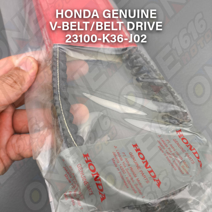 Honda Genuine V-belt 23100-K36-J02 for Click 150 V1V2/Click 125 V3/Airblade 150