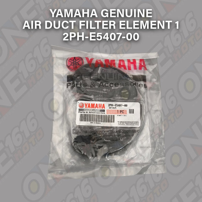 Yamaha Genuine Air Duct Filter Element 1 2PH-E5407-00 for Mio i125/MS i125/M3