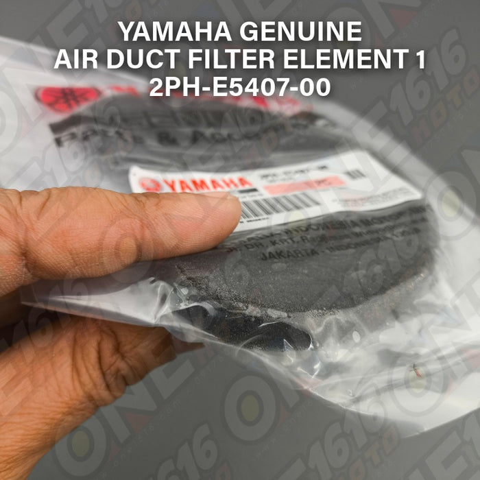 Yamaha Genuine Air Duct Filter Element 1 2PH-E5407-00 for Mio i125/MS i125/M3