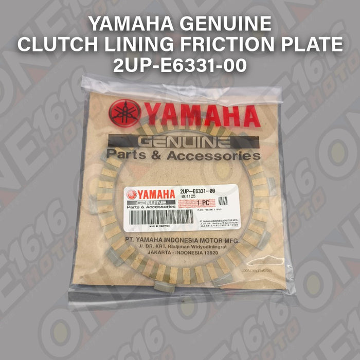 Yamaha Genuine Clutch Lining Friction Plate 2UP-E6331-00 for Sniper King 150