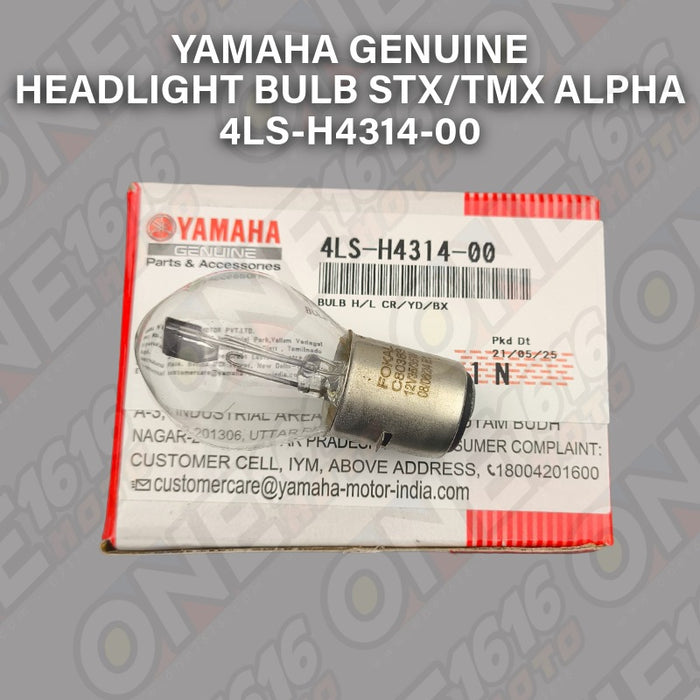 Yamaha Genuine Headlight Bulb 4LS-H4314-00 for STX/TMX 125 Alpha