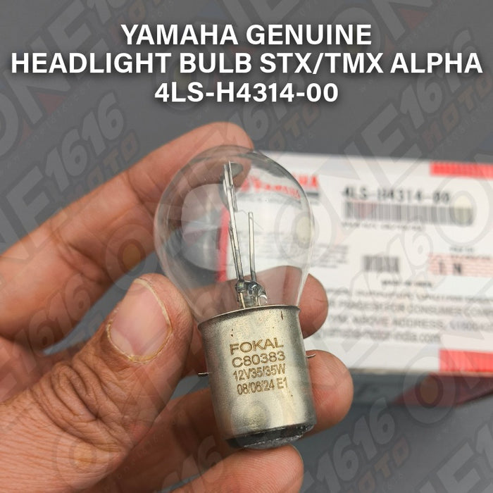 Yamaha Genuine Headlight Bulb 4LS-H4314-00 for STX/TMX 125 Alpha