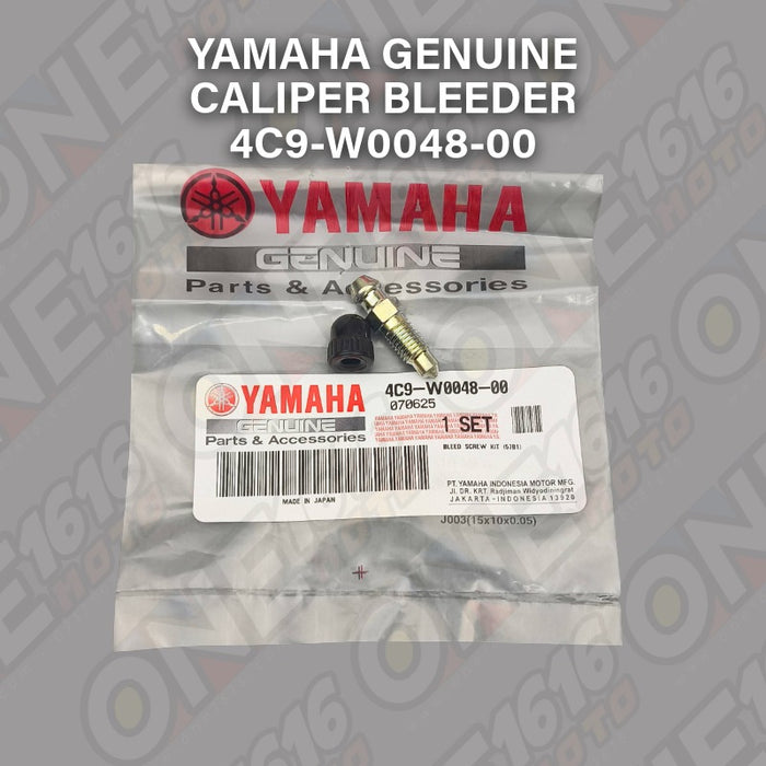 Yamaha Genuine Caliper Bleeder with Cap 4C9-W0048-00  for Yamaha Universal
