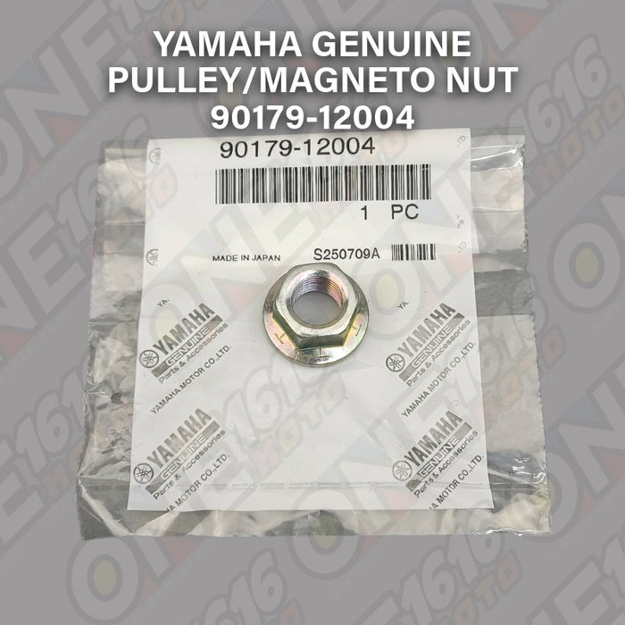 Yamaha Genuine Pulley/Magneto Nut 90179-12004 for Nmax, Aerox, M3 All Version