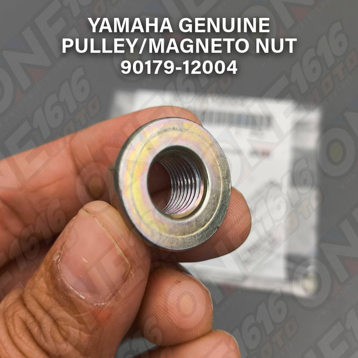 Yamaha Genuine Pulley/Magneto Nut 90179-12004 for Nmax, Aerox, M3 All Version