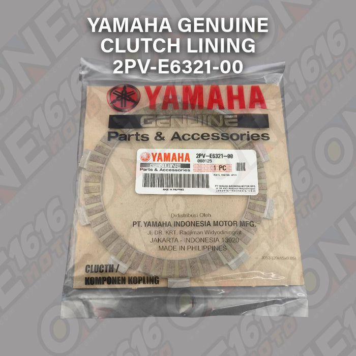 Yamaha Genuine Clutch Lining Friction Plate 2PV-E6321-00 for Sniper King 150