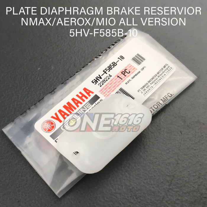 Yamaha Genuine Plate Diaphragm Brake Reservoir 5HV-F585B-10 for Nmax/Aerox/Mio All Version