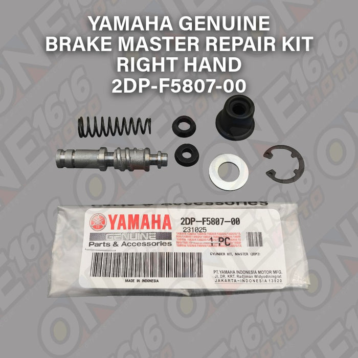 Yamaha Genuine Brake Master Repair Kit Right Hand 2DP-F5807-00 for Nmax All Versions