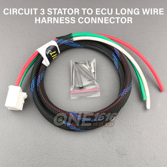 CIRCUIT3 Long wire stator to ECU harness for aerox/Nmax v1v2 ERROR12 solution heavy duty