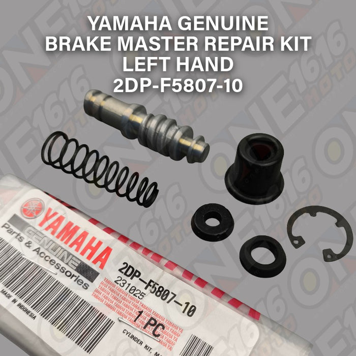 Yamaha Genuine Brake Master Repair Kit Left Hand 2DP-F5807-10 for Nmax All Versions