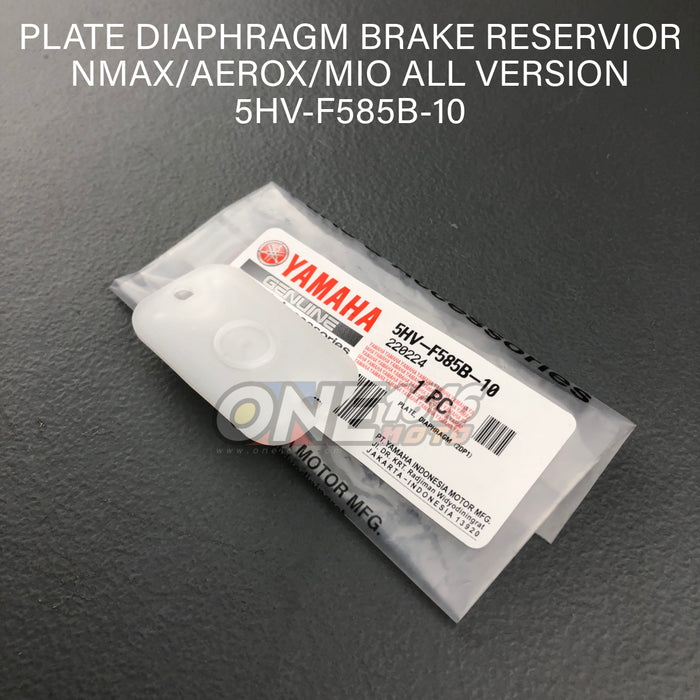 Yamaha Genuine Plate Diaphragm Brake Reservoir 5HV-F585B-10 for Nmax/Aerox/Mio All Version